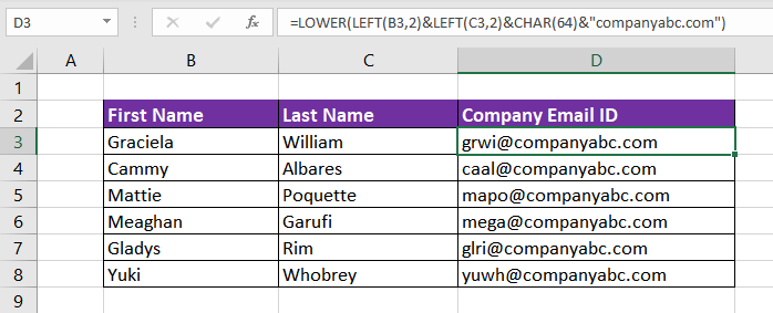 Creating Email IDs of New Employees