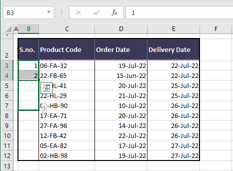 Select Enough Values Before Dragging