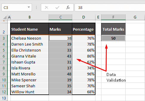 How to Find Cells with Data Validation