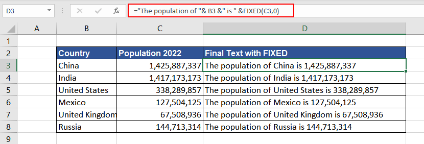 Combining Numbers with Text