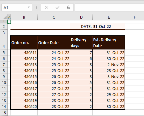 Check if Date is Before Today’s Date in Excel