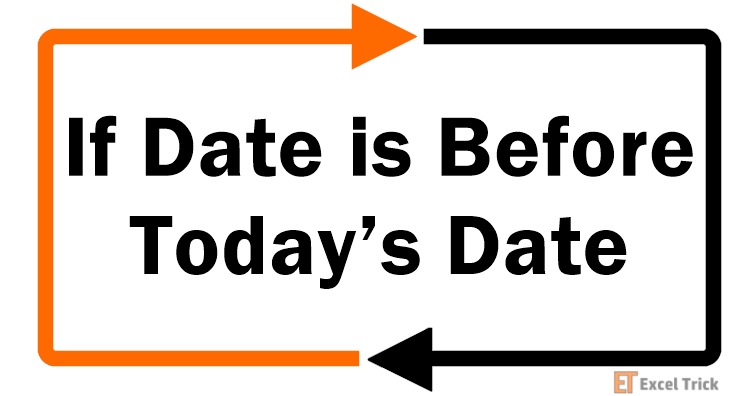 excel if date is before today