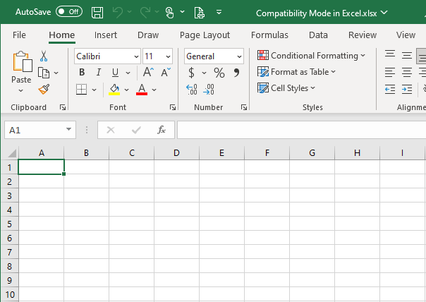 How to Save a Spreadsheet in Compatibility Mode