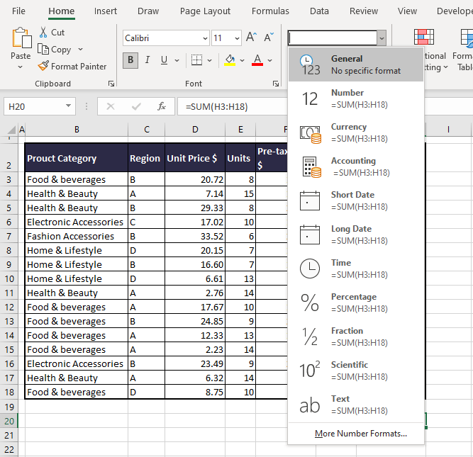 Formula is Entered as Text