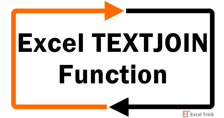 Excel TEXTJOIN Function