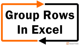 How To Group Rows In Excel