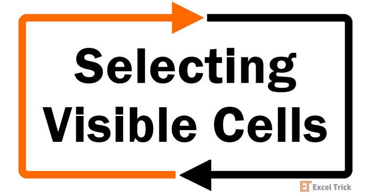 How to Select Only Visible Cells in Excel
