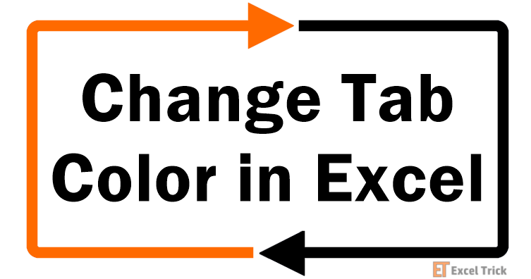 Change Tab Color in Excel