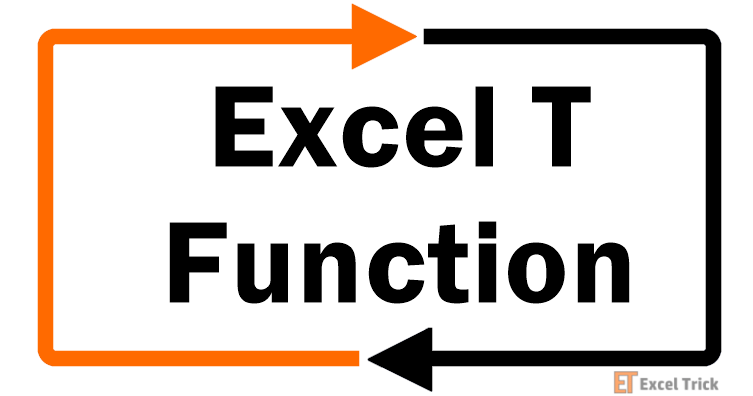 Excel T Function