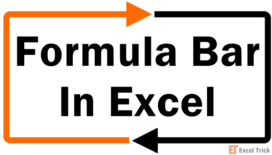 Formula Bar In Excel