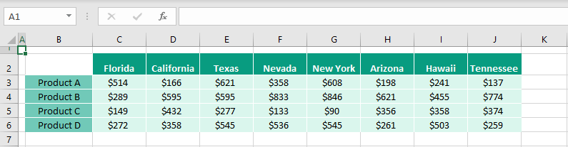 How to Transpose Data in Excel
