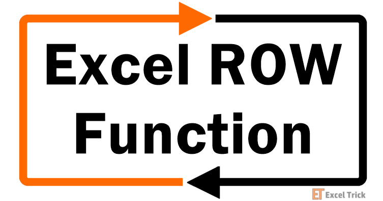 Excel ROW Function
