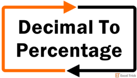 Convert Decimal to Percentage in Excel