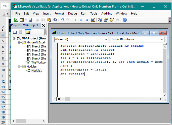 How To Extract Only Numbers From A Cell In Excel