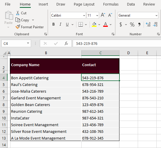 How to Remove Dashes in Excel