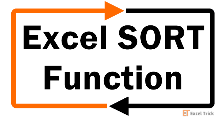 Excel SORT Function